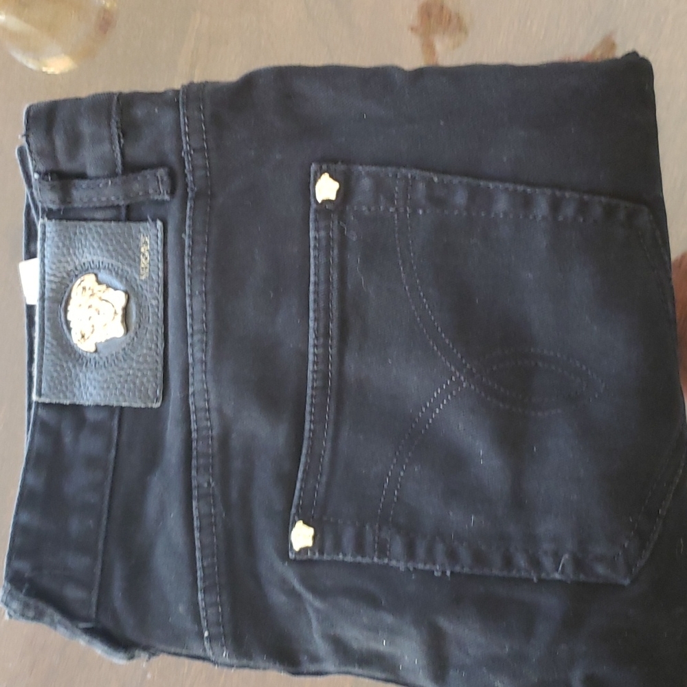 80% off Versace Collection mens jeans black 36x32